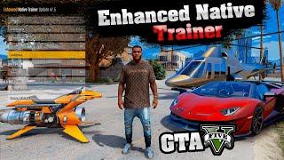 КАК УСТАНОВИТЬ ТРЕЙНЕР Enhanced Native Trainer в GTA 5 (2024)! ОБЗОР ТРЕЙНЕРА в ГТА 5! Как и Menyoo!