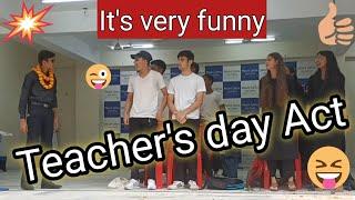 ##A wonderful act on Teachers Day by senior students of MLZS ARA. (05/09/2022)