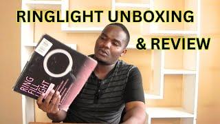 Unboxing and Review of the 10-inch Ring Light - Illuminate Your World!