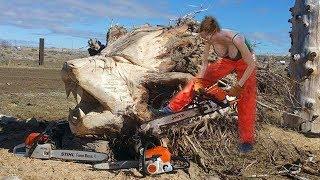 Wood Carving Skill and Techniques, Amazing Fastest Wood Carving Skills With Chainsaw