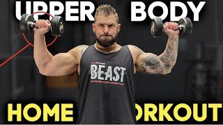25 Minute Upper Body Dumbbell Workout | Works even with light weights