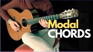 OLD- "Modal Chords" for Guitar and as Substitutions Transposed  in C as root