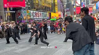 NEWBEAT x I LOVE DANCE: Standing Next to You dance cover NY Times Square 뉴욕 타임스퀘어 2024.08.11