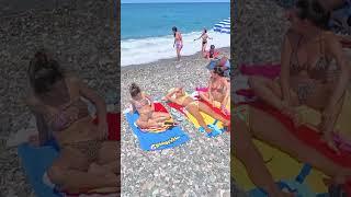  BATUMI BEACH WALK | Georgia 2024 |  BEAUTIFUL SEA VIEW with Insta 360【4K】 #shorts