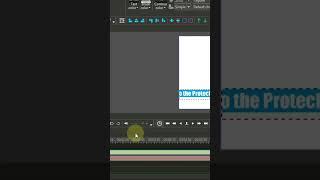 How to make horizontal scrolling text in VSDC | #protechnix #vsdc #videoediting