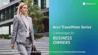 Acer TravelMate Series | 3 AI Advantages for Business Owners | Acer