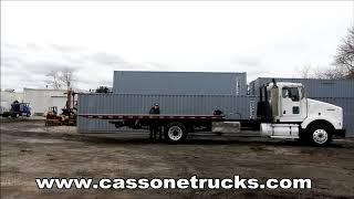 2007 Kenworth T800 22 Foot NRC Rolloff Carrier Truck #190202