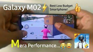 Samsung Galaxy M02 Gaming Test | PUBG MOBILE| 3GB RAM!