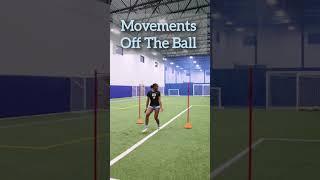 LEARN OFF THE BALL MOVEMENT for STRIKERS #football #soccer #shorts