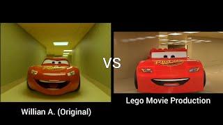 Lightning Mcqueen in the Backrooms (Willian A. vs Lego Movie Production)