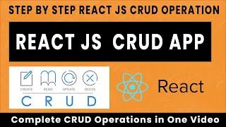 React JS CRUD Application 2023 Full Tutorial |  React JS Project For Beginners 2023