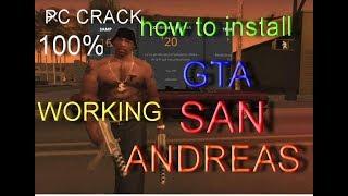 HOW TO INSTALL GTA SAN ANDREAS / CRACK 100% WORKING / WITH PROOF  IN HINDI