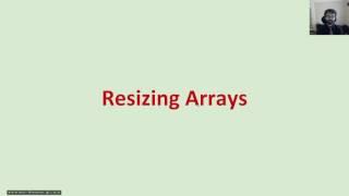 [Lists4, Video 5] Resizing Arrays