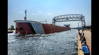 "Gott" to get those sailboats out of the way! The Edwin H Gott Departing Duluth after repairs!