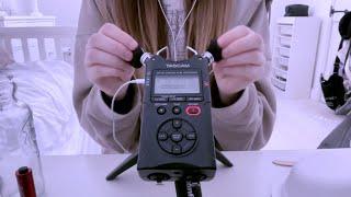 ASMR  fast, aggressive & slow! tascam triggers * ･ﾟ(fast paced)