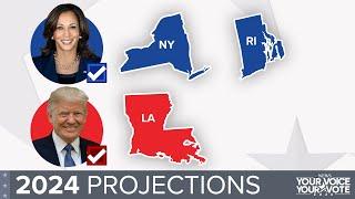 2024 Election: Projections for N.Y., R.I., and La.