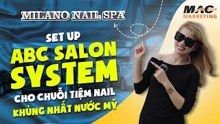 MAC chạy set up ABC Salon System cho các tiệm không kịp