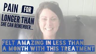 Charleston Mom tries Unique Treatment and ENDS her Lifelong Chronic Hip and Back PAIN!