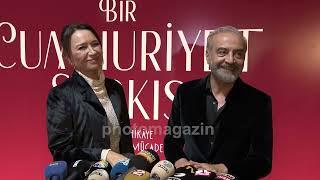 Demet Akbağ ve Yılmaz Erdoğan Bir Cumhuriyet Şarkısı Filminin Galasına Beraber Katıldı