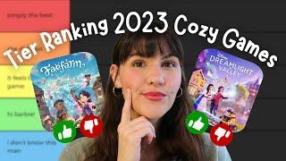 Tier Ranking all Cozy Games I played in 2023  (30+ games)