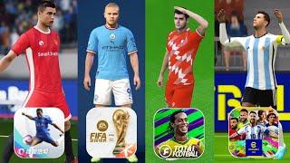 eFootball 23 Mobile vs FIFA 23 Mobile vs Total Football vs Vive Le Football - Realistic Celebration