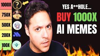 These 3 1000X AI AGENT & MEME COINS Are FLASHING "Buy" Right Now!! (URGENT AF!)