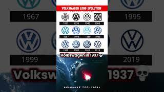 Volkswagen Logo Evolution | But 1937 Logo Was Something Else 
