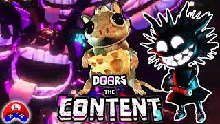 Doors: The Content - ВСЕ НОВЫЕ СЕКРЕТНЫЕ СУЩНОСТИ ДОБАВЛЕННЫЕ в DOORS ROBLOX 