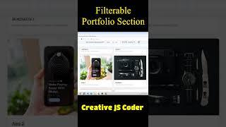 Filterable Image Gallery in HTML CSS & JavaScript   #shorts