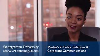 Master's in Public Relations & Corporate Communications Testimonials