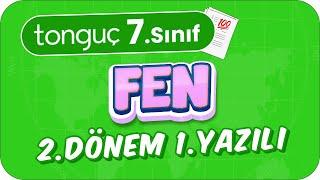 7.Sınıf Fen 2.Dönem 1.Yazılıya Hazırlık  #2024