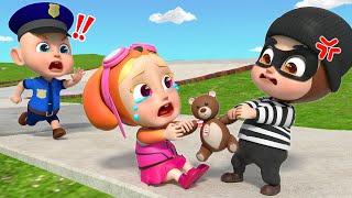 Policeman is Here to Help | Police Officer Song | Job and Career | Rosoo Nursery Rhymes & Kids Songs