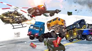 Mad Truck Race 3 | Extreme BeamNG.Drive Road Rage