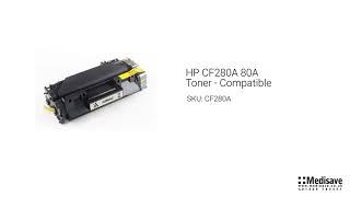 HP CF280A 80A Toner Compatible CF280A