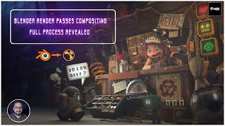 BLENDER TO NUKE PASSES COMPOSITING FULL PROCESS | VFX VIBE