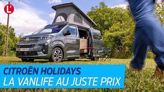 Essai VANLIFE :  CITROËN HOLIDAYS (2024), le California français !