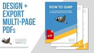 Design and Export a Multi-Page PDF in GIMP 2.10