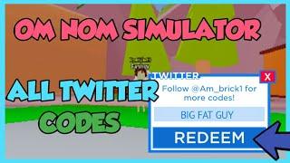 ALL OM NOM SIMULATOR TWITTER CODES