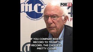 Sen. Bernie Sanders campaigns in Wisconsin for President Biden