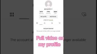 recover TikTok account