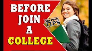 Important Tips  Before Join a College || MasterAmit Talks