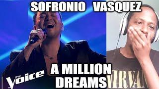 Sofronio Vasquez REACTION "A Million Dreams" From The Greatest Showman | The Voice Finale