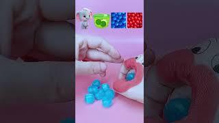 ASMR Convenient to eat two-dimensional snacks, children's food  #snacks #candy #sweet #fun