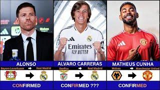 The Latest Confirmed Transfer News Ahead Of Summer Transfer Window 2025, Alonso , Alvaro ️, Cunha