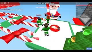 Playing ESCAPE SANTA CLAUS (Roblox)