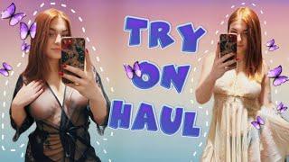 [4K] Transparent Try On Haul with Lisa | Sheer Clothes