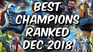 Best Champions Ranked December 2018 - Seatin's Tier List - Marvel Contest Of Champions