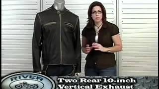 River Road Drifter Men's Leather Jacket at Chaparral Motorsports