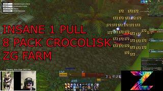 REINVENTED Zul'Gurub 1 PULL 8 PACK CROCOLISK FARM CLASSIC WOW