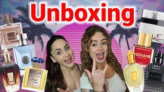 UNBOXING MEN'S COLOGNES  GIRLS REVIEW MENS COLOGNE  ROJA, XERJOFF, NISHANE, VALENTINO, VERSACE